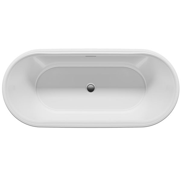 Riho Modesty Freistehende Badewanne 1700x750 mm, freistehend weiß
