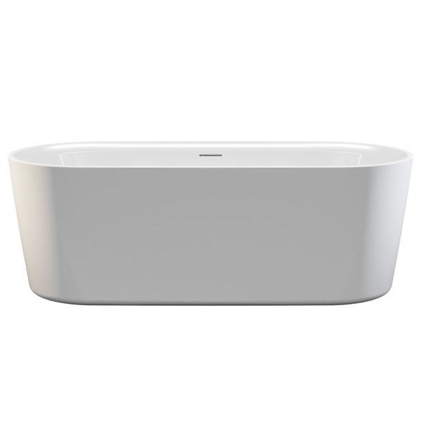 Riho Modesty Freistehende Badewanne 1700x750 mm, freistehend weiß