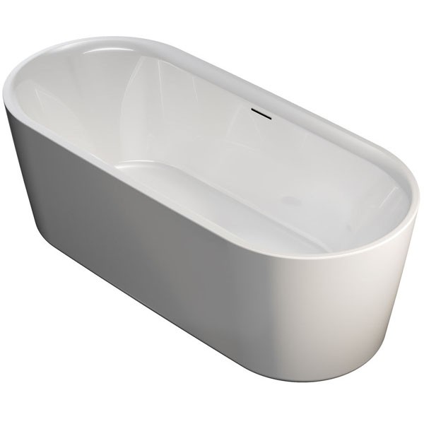 Riho Modesty Freistehende Badewanne 1700x750 mm, freistehend weiß