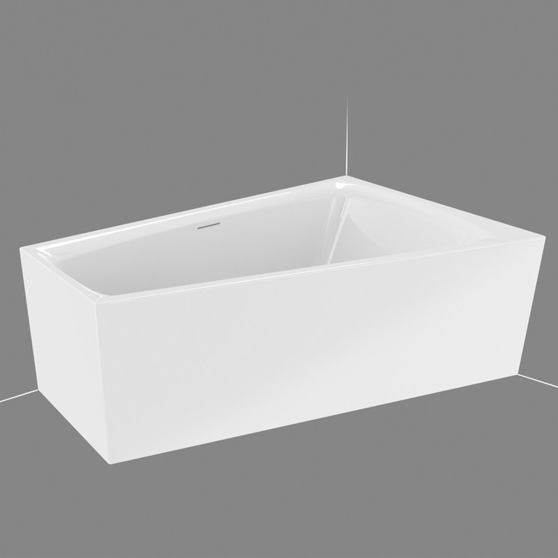 Riho Still Shower Plug & Play Badewanne, Eckausführung, links, 1700x1100mm, 240 Ltr.