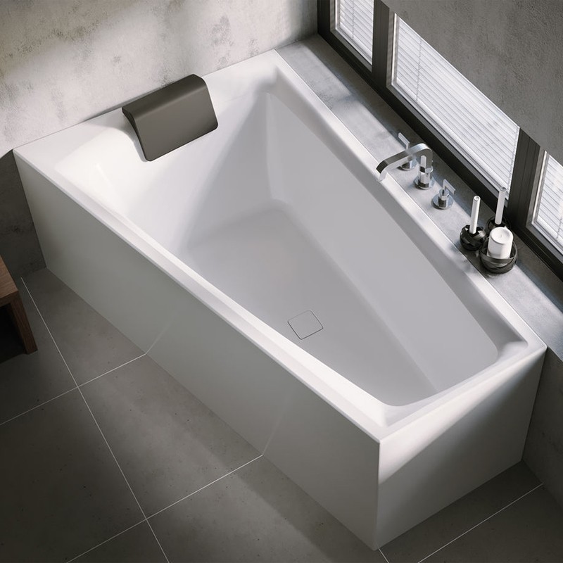 Riho Still Shower Plug & Play Badewanne, Eckausführung, rechts, 1700x1100mm, 240 Ltr.
