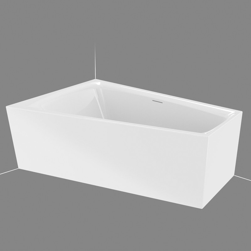 Riho Still Shower Plug & Play Badewanne, Eckausführung rechts, 1700x1100mm, 240 Ltr.