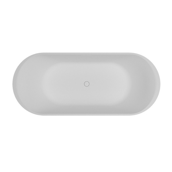 Valor 170x72x55 cm, seidenmatt Kein System / freistehende Wanne