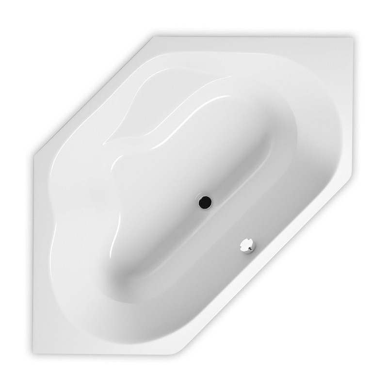 Riho Winnipeg Plug & Play Badewanne, Eckeinbau, 1450x1450mm, 225 Ltr.