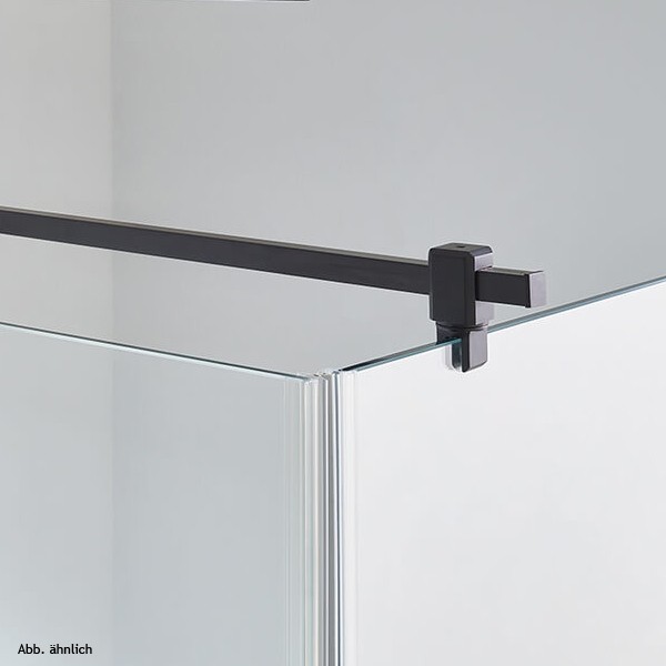 RockyLine O Duschabtrennung, Fünfeckdusche, Eckeinstieg mit Pendel- oder Drehtür und zwei Festteilen, 1000 x 1000 x 2000, verschiedene Profilfarben, O51.0