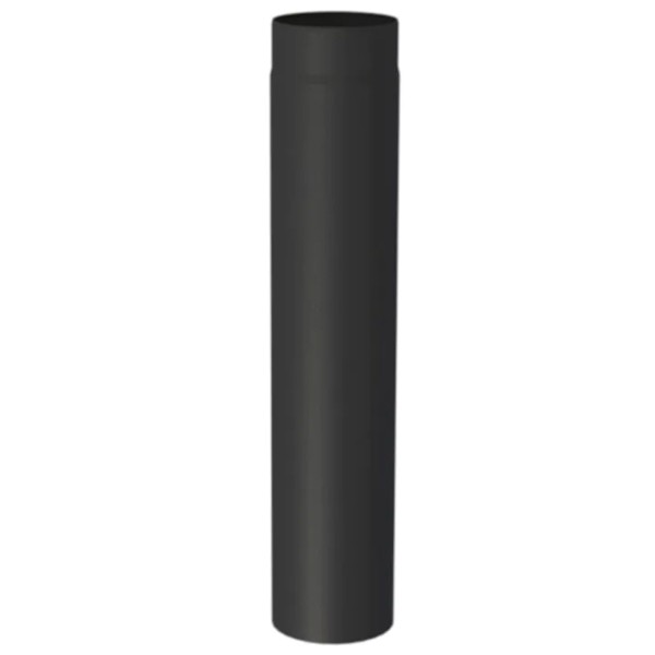 Rockytherm Rauchrohr 750 mm, DM180, Farbe: Schwarz