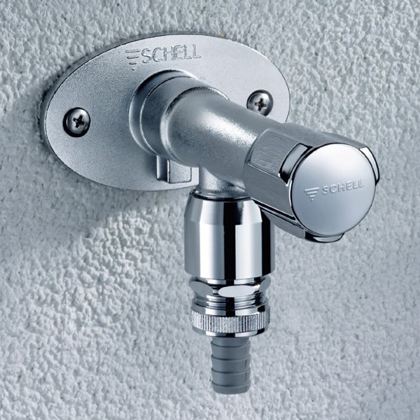 SCHELL Frostsichere Außenwandarmatur POLAR II Komplettarmatur mit RB mattchr.