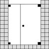 Sprinz Nexa Pendeltüren oder Tür nach außen öffnend, Nische, 1000x 2000 mm