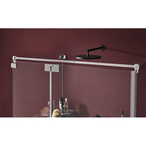 Sprinz Nexa Pendeltüren oder Tür nach außen öffnend, Vorwand dreiseitig 900x 900x 2000 mm 7