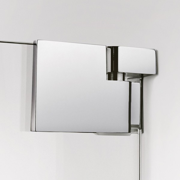SPRINZ Omega Duschabtrennung 1200 x 1200 x 2000, Fronteinstieg mit Pendeltüren, verschiedene Profilarten, O19.7