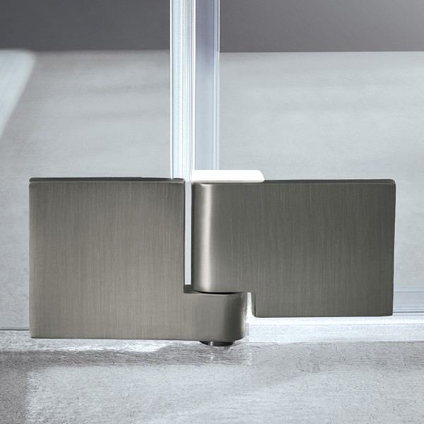 SPRINZ Omega Duschabtrennung 900 x 900 x 2000, Eckeinstieg mit Pendeltüren, verschiedene Profilfarben, O10.9