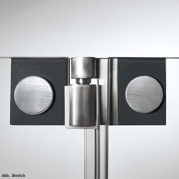 SPRINZ Omega Duschabtrennung für Nische, zwei Pendeltüren ohne Festteil, 900 x 2000, verschiedene Profilfarben, O22.9
