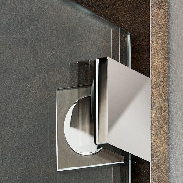 SPRINZ Rocky-Line I Walk-in Duschabtrennung, 900 x 2100, rahmenlos, verschiedene Profilfarben, IE31.9