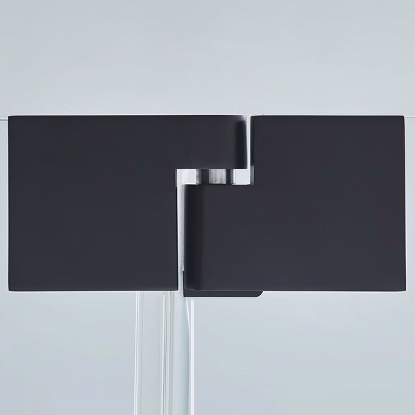 SPRINZ Rocky-Line O Duschabtrennung 900 x 900 x 2000, Pendeltür oder Drehtür mit Festteil, eine Seitenwand, verschiedene Profilfarben, O11.9