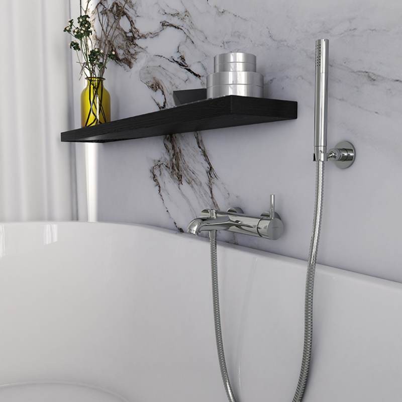 Steinberg Serie 100 Aufputz-Einhebelmischer ½″ für Wanne, chrom