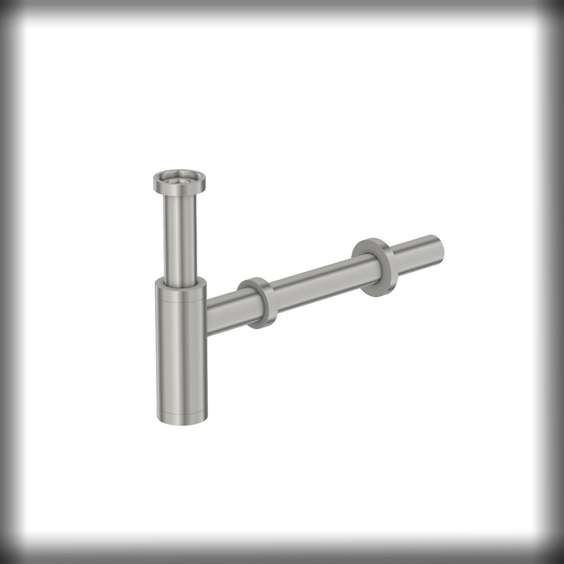 Steinberg Serie 100 Design-Siphon, nickel gebürstet