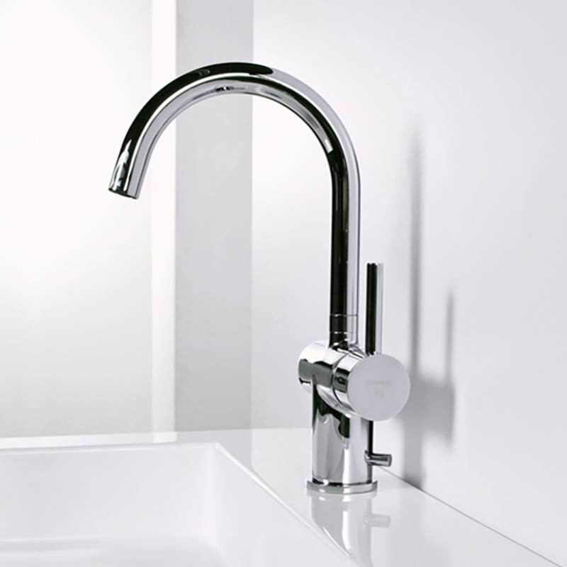 Steinberg Serie 100 Waschtisch-Einhebelmischer mit Ablaufgarnitur, chrom