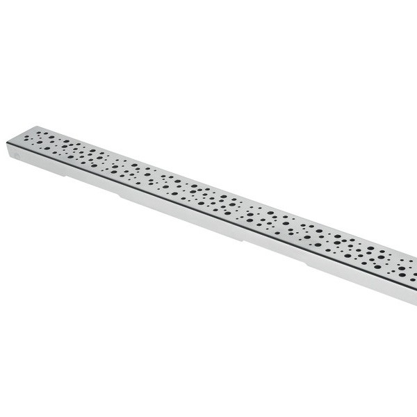 TECEdrainline Designrost "drops" 1200 mm Edelstahl poliert, gerade