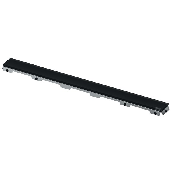 TECEdrainline Glasabdeckung, schwarz satiniert, 800 mm
