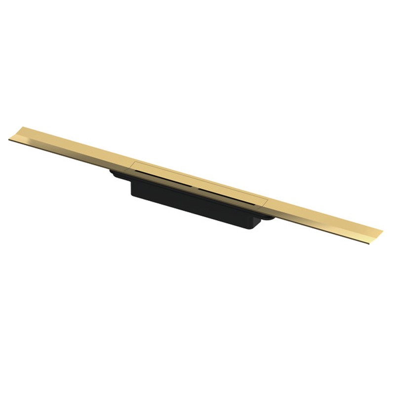 TECEdrainprofile Duschprofil, 800 mm, Edelstahl, "Polished Gold Optic"