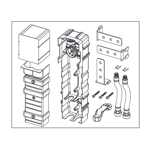 TECEfloor Design RTL-Box Rohbauset