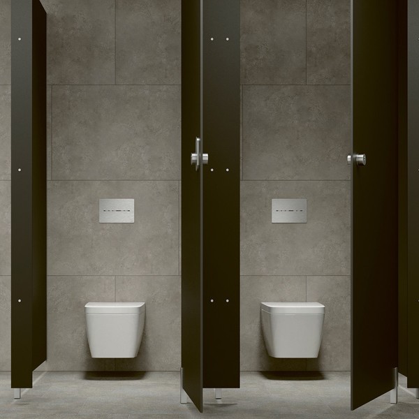 TECEsolid WC-Betätigungsplatte mit berührungsloser Auslösung, batteriebetrieben, 6V-Batterie, im Set mit WC Modul, verschiedene Farben