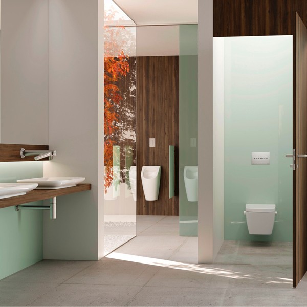 TECEsolid WC-Betätigungsplatte mit berührungsloser Auslösung, netzbetrieben, 12V-Netz, im Set mit WC Modul, verschiedene Farben