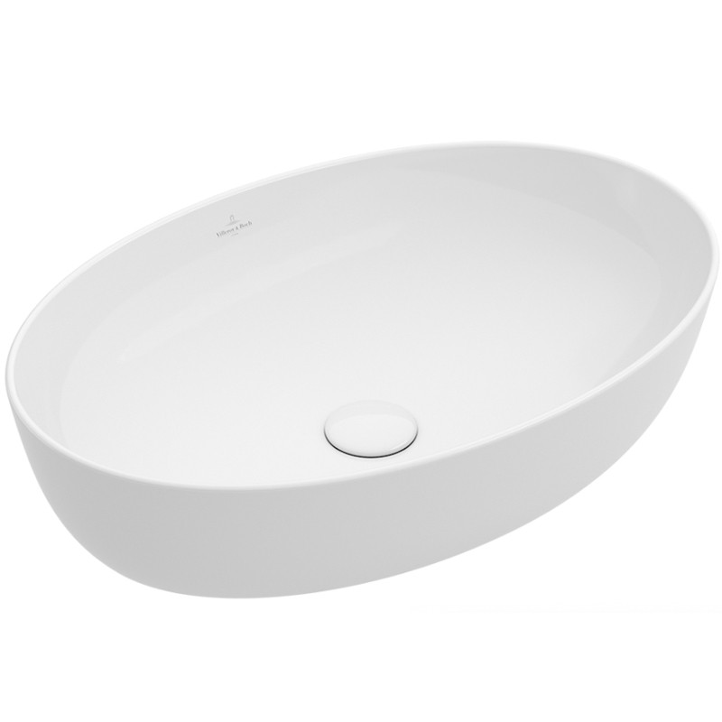 VB AWT Artis 4198 610x410mm o HLbank o ÜL Oval Stone White CeramicPlus