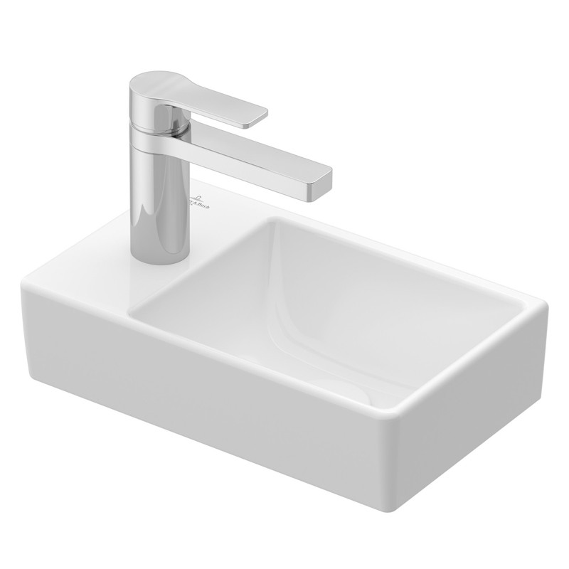 VB Handwaschbecken Avento 43003R 360x220mm Rechteck Stone White C+