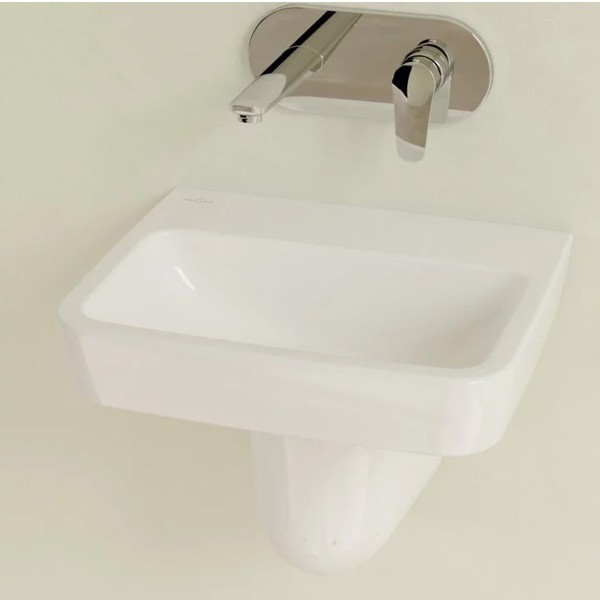 VB Handwaschbecken O.novo 434448 450x370mm Eckig Weiß Alpin