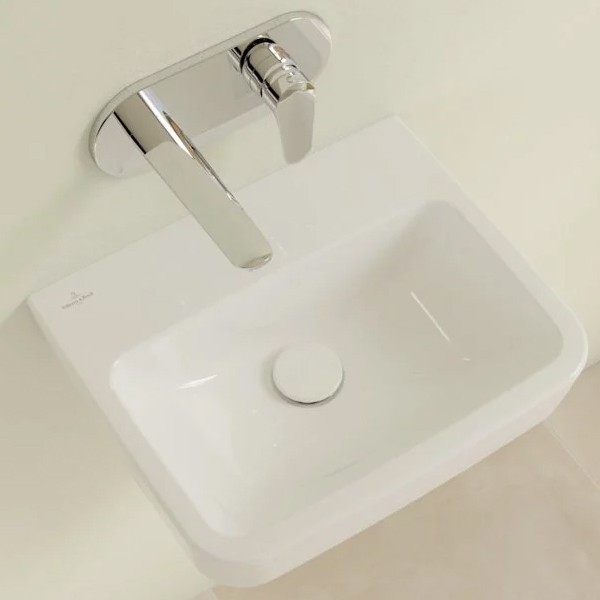 VB Handwaschbecken O.novo 434448 450x370mm Eckig Weiß Alpin