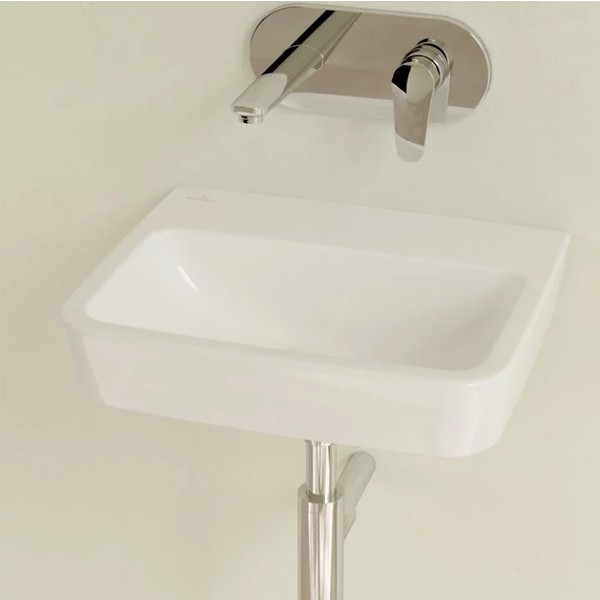 VB Handwaschbecken O.novo 43444F 450x370mm Eckig Weiß Alpin