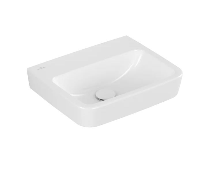 VB Handwaschbecken O.novo 43444F 450x370mm Eckig Weiß Alpin CeramicPlus
