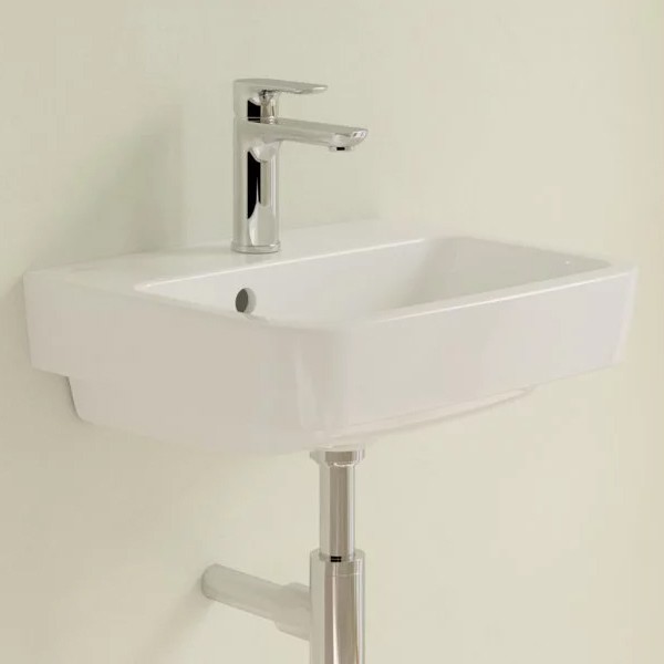 VB Handwaschbecken O.novo 43444G 450x370mm Eckig Weiß Alpin