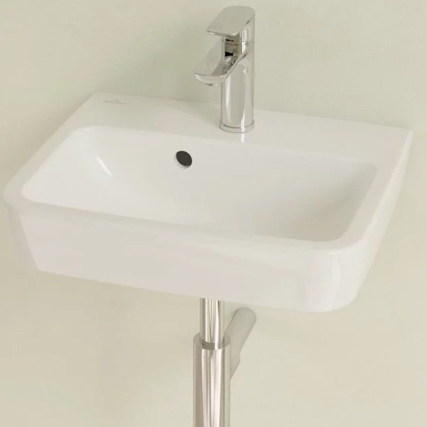 VB Handwaschbecken O.novo 43444G 450x370mm Eckig Weiß Alpin