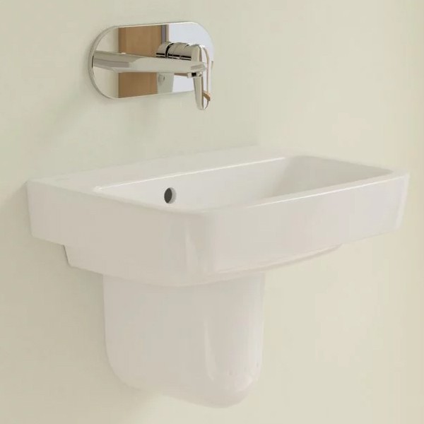 VB Handwaschbecken O.novo 434452 500x370mm Eckig Weiß Alpin