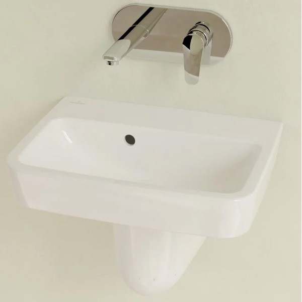 VB Handwaschbecken O.novo 434452 500x370mm Eckig Weiß Alpin