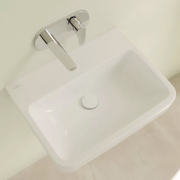 VB Waschbecken O.novo 4A4155 550x460mm Eckig Weiß Alpin