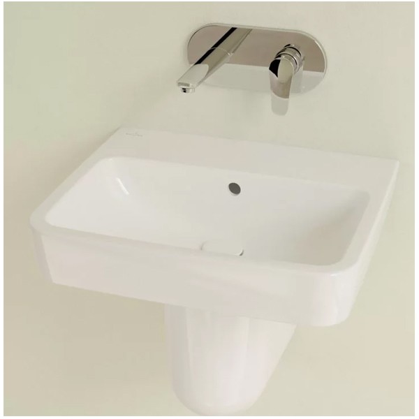 VB Waschbecken O.novo 4A4157 550x460mm Eckig Weiß Alpin CeramicPlus