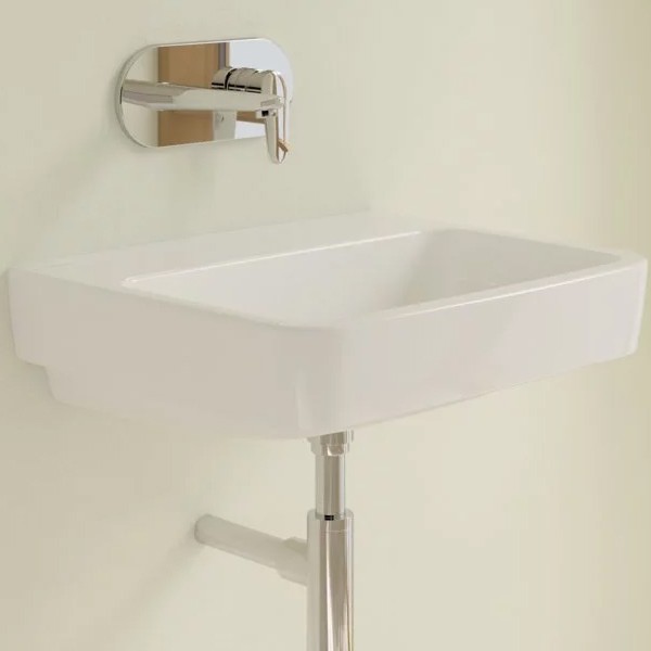 VB Waschbecken O.novo 4A41MF 550x460mm Eckig Weiß Alpin