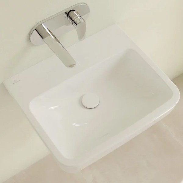 VB Waschbecken O.novo 4A41MF 550x460mm Eckig Weiß Alpin