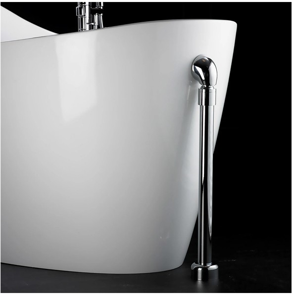 Victoria & Albert Spezielle Ab-und Überlaufgarnitur für Wannen ohne vorgebohrtes Überlaufloch KIT17 brushed nickel