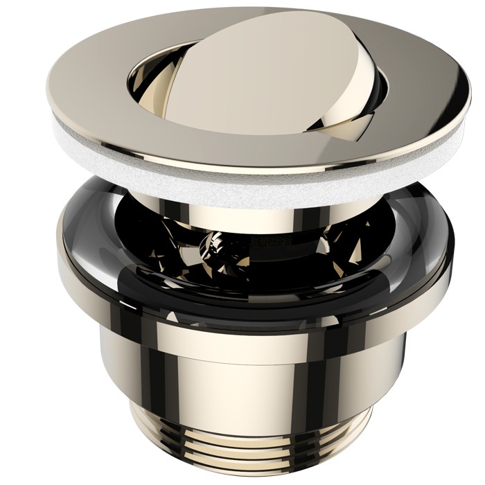 Victoria & Albert Waschbecken-Ablauf mit Klappverschluss KIT24 polished nickel