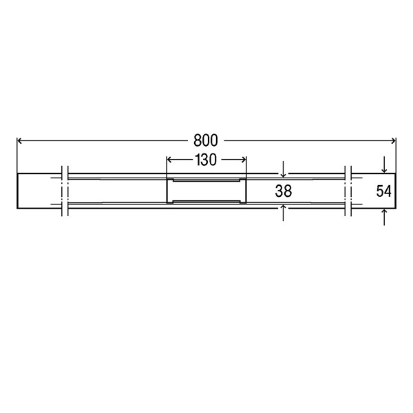 Viega Duschrinnen-Profil Advantix Cleviva 4981.30 in matt