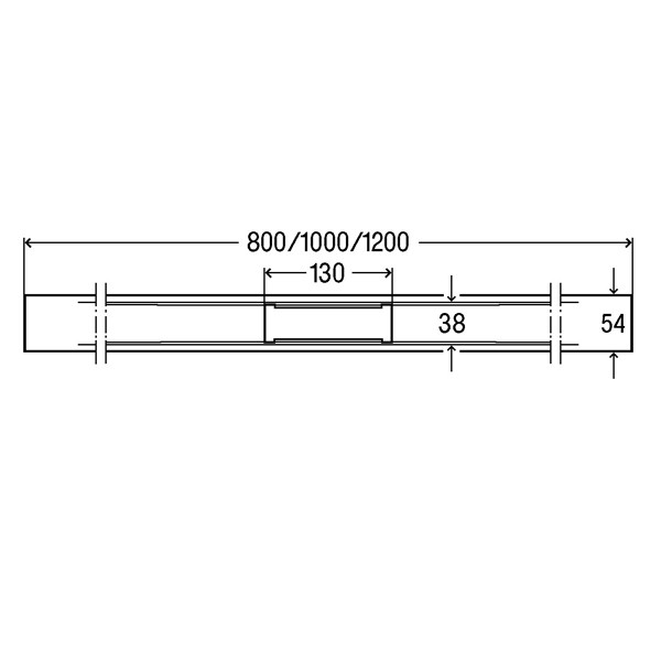Viega Duschrinnen-Profil Advantix Cleviva 4981.30 in Kupfer/goldfarben