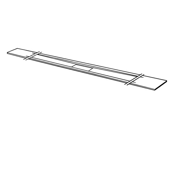 Viega Duschrinnen-Profil Advantix Cleviva 4981.30 in Kupfer/goldfarben