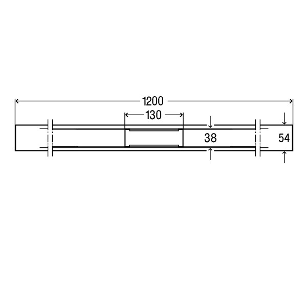 Viega Duschrinnen-Profil Advantix Cleviva 4981.32 in Kupfer/goldfarben