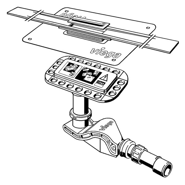 Viega Duschrinne Advantix Cleviva 4981.10 in 1200mm