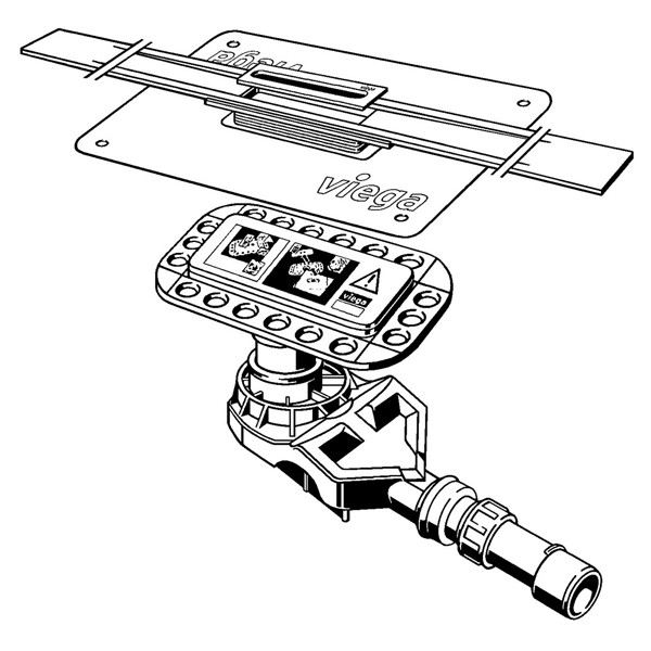Viega Duschrinne Advantix Cleviva 4981.11 in 1000mm