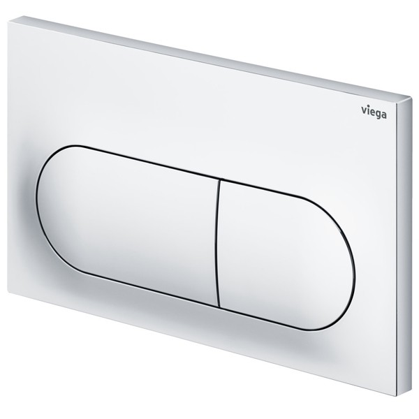 Viega WC Betät.-Pl. Visign for Life 6 8602.1 aus Kunststoff in verchromt